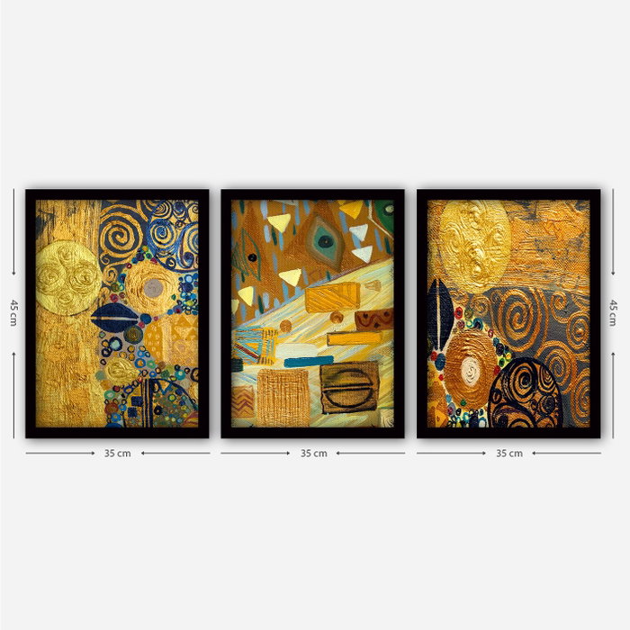 Wallity Cuadro Decorativo Enmarcado Desconocido (3 Piezas) Wallity Cuadro Decorativo Enmarcado Desconocido (3 Piezas)
